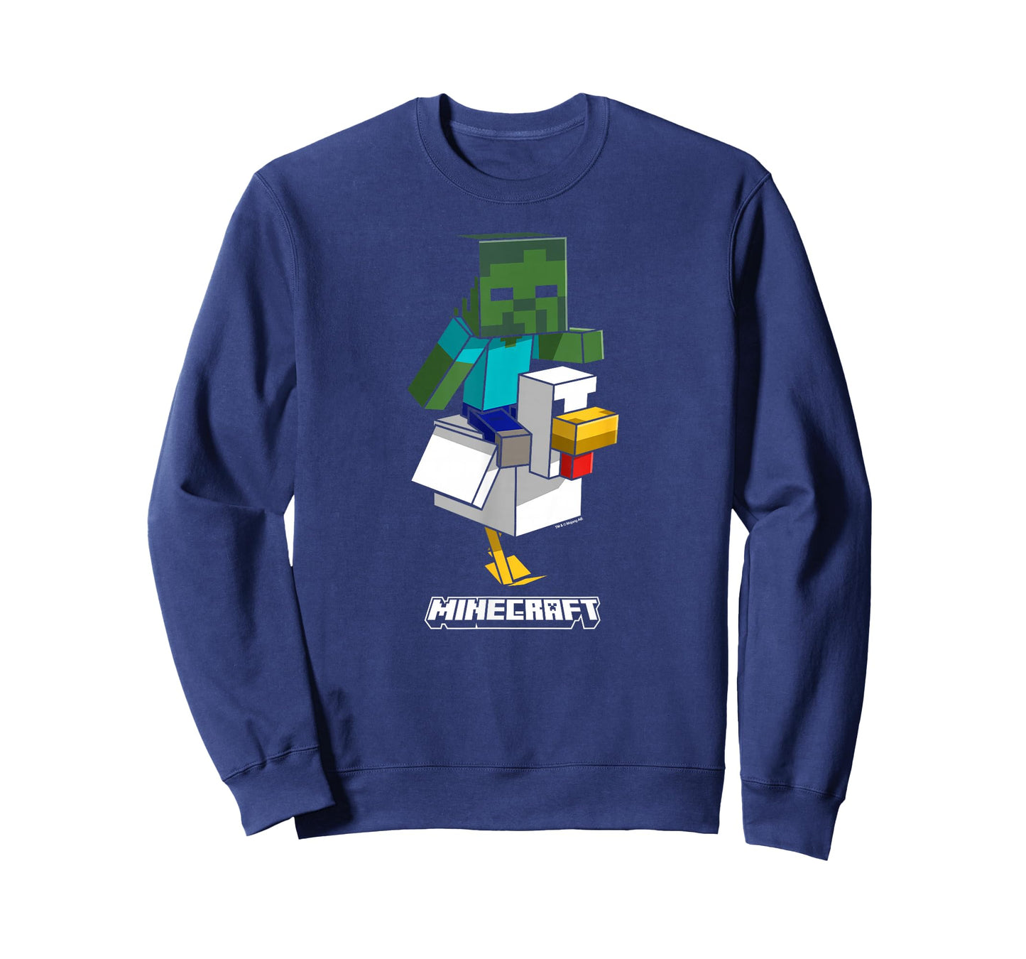 Minecraft Chicken Jockey Aiming To Attack T-Shirt