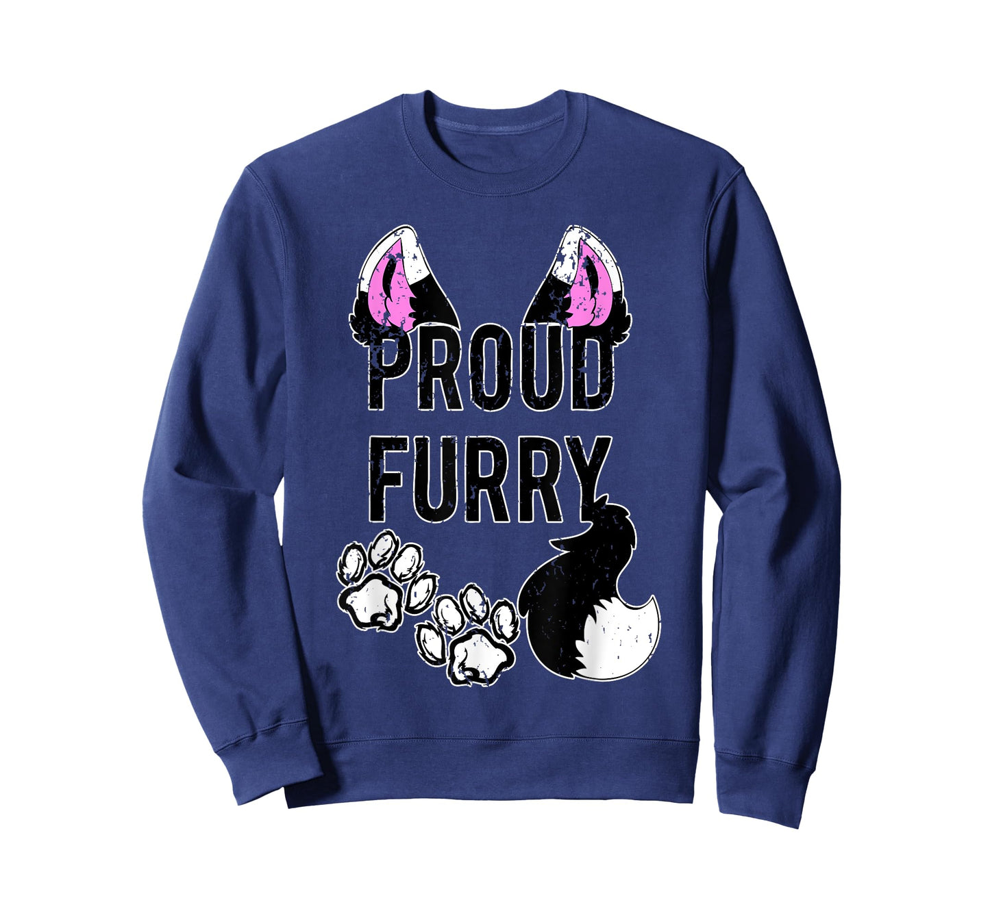 Proud Furry Shirt Furries Shirt Tail and Ears Cosplay Shirt T-Shirt