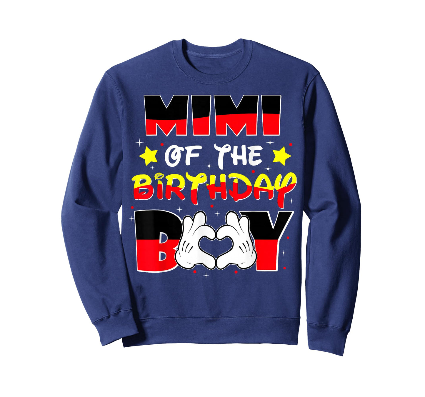 Mimi of The Birthday Boy Shirt Matching Grandma Grandson Fun T-Shirt