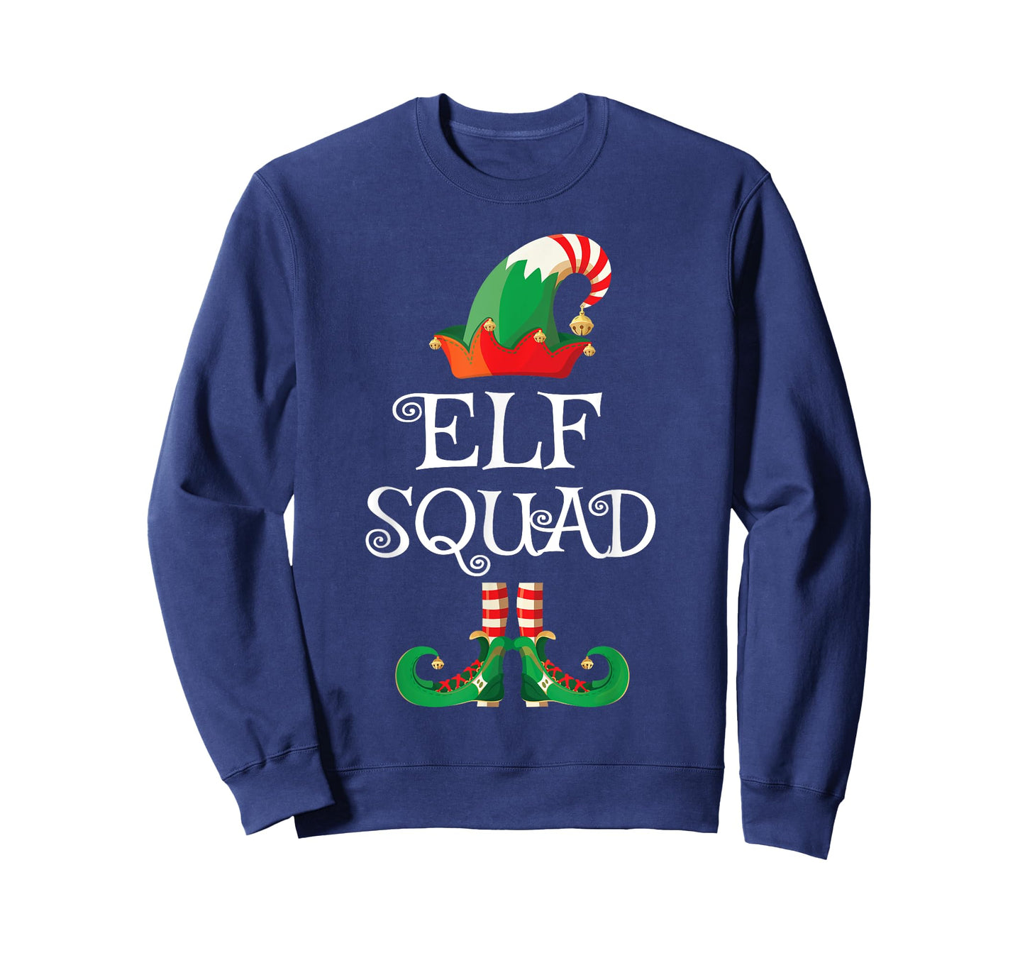 Elf Squad Shirt Funny Family Matching Christmas T-Shirt