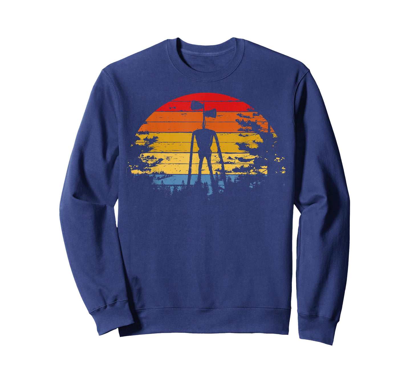 Vintage Retro Scary Siren Head Creepypasta Horror T-Shirt