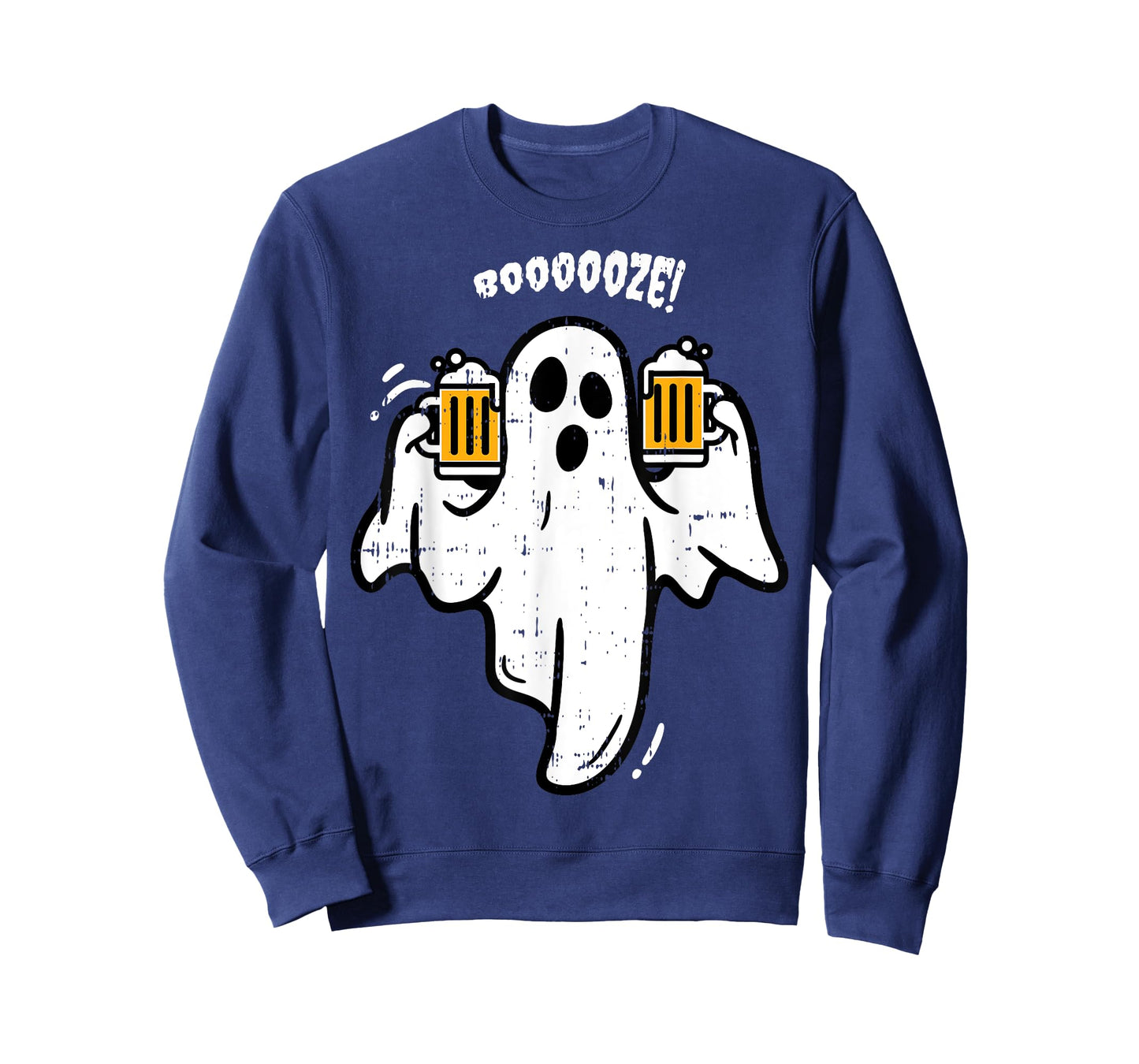 Booze Boo Ghost Drinking Beer Costume Easy Halloween Gifts T-Shirt