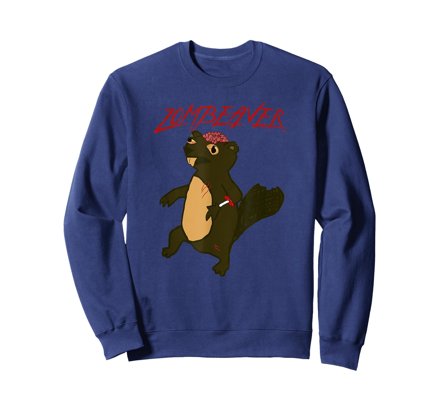 Zombeavers Shirt Funny Zombie Beaver Joke Spooky Zombeaver T-Shirt