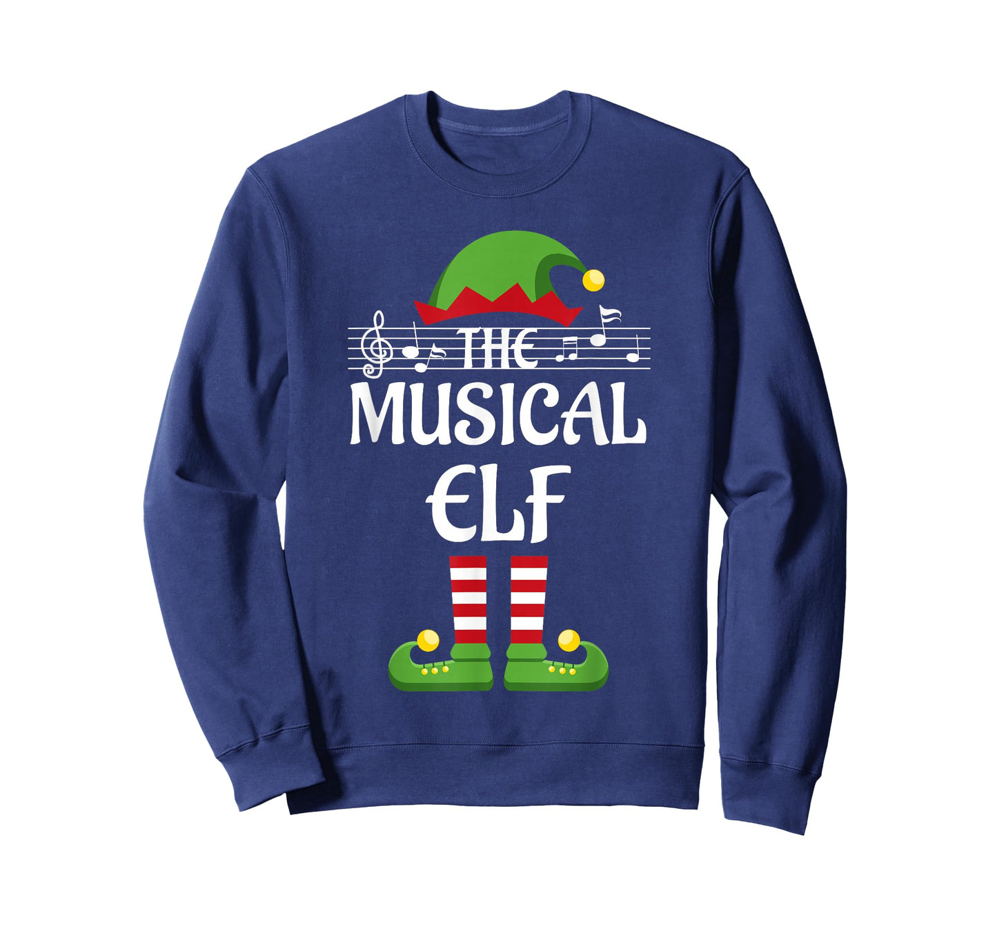 Musical Elf Family Matching Group Christmas Music T-Shirt
