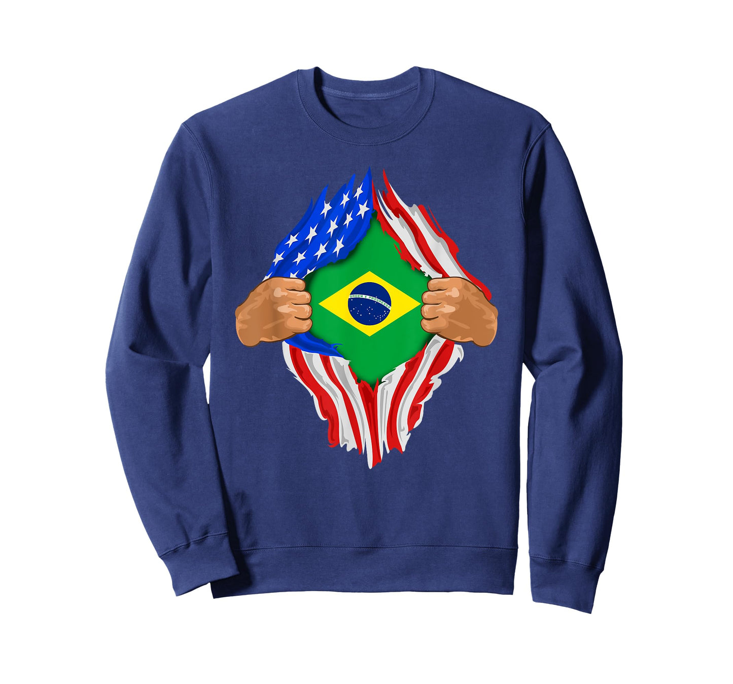 Brazilian Blood Inside Me T-Shirt | Brazil Flag Gift T-Shirt