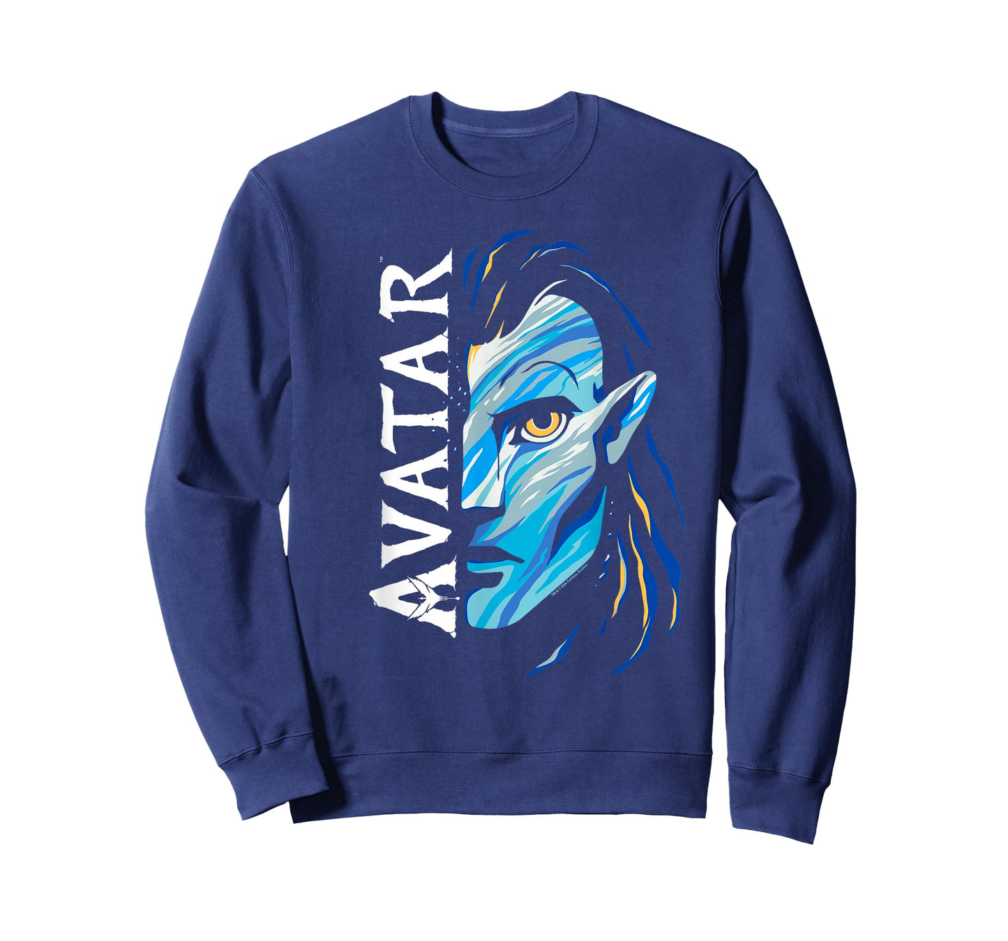 Avatar: The Way of Water Jake Sully Split Avatar Face T-Shirt
