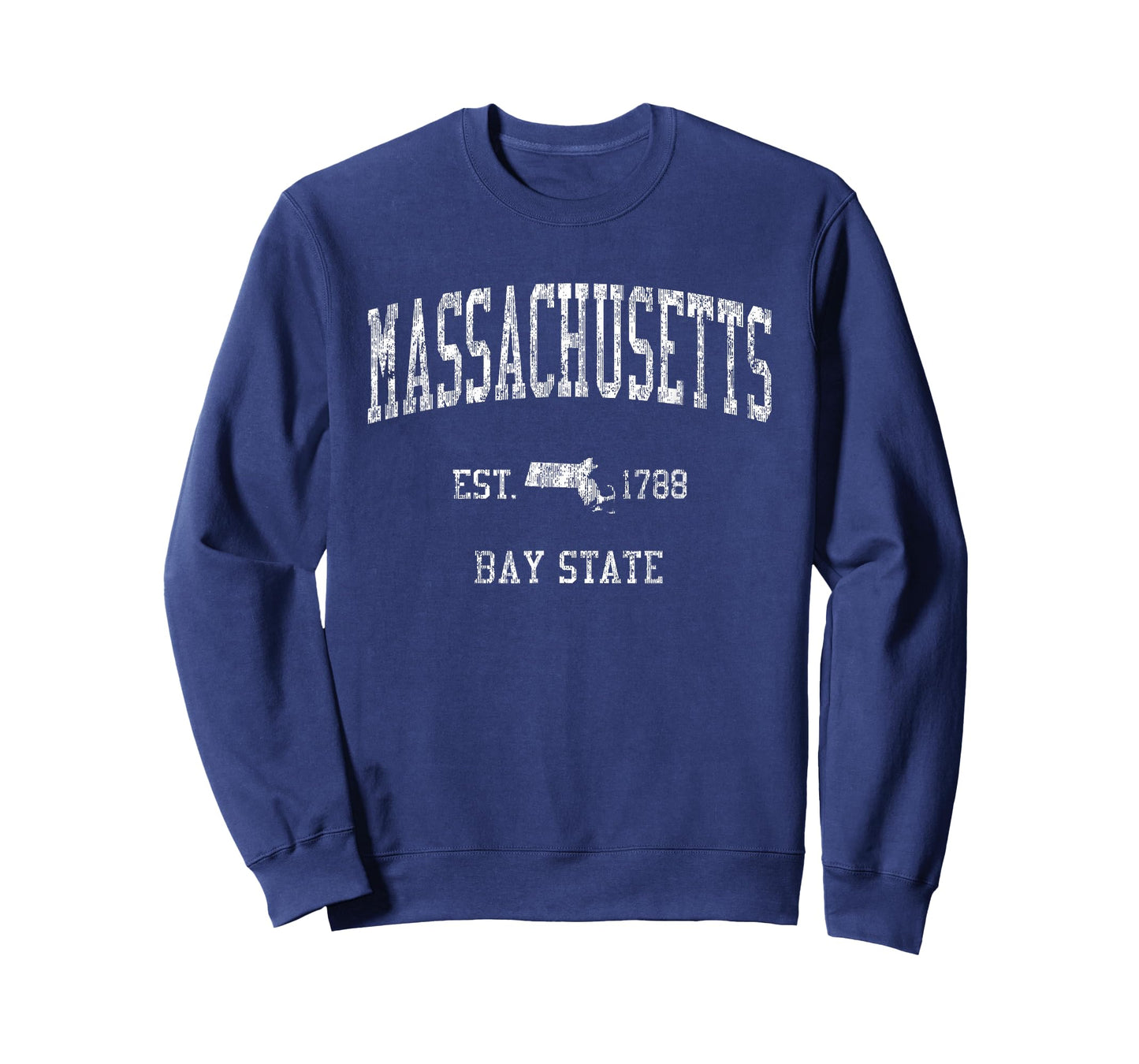 Massachusetts T-Shirt Vintage Sports Design Mass MA Tee T-Shirt