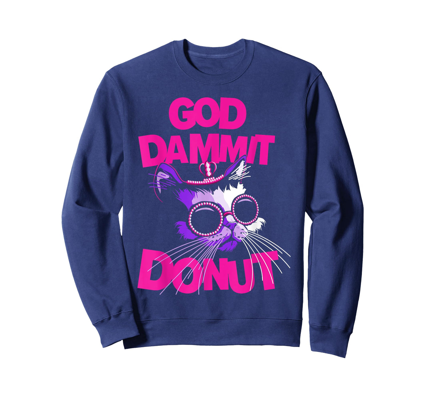 God Dammit Donut Cat T-Shirt for Men Women