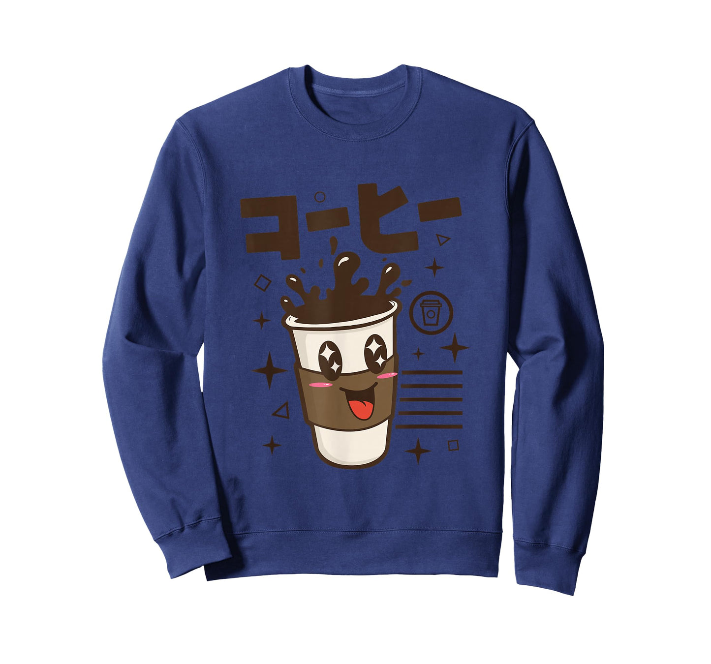 Kawaii Japanese Writing Anime Cartoon Character Coffee T-Shirt