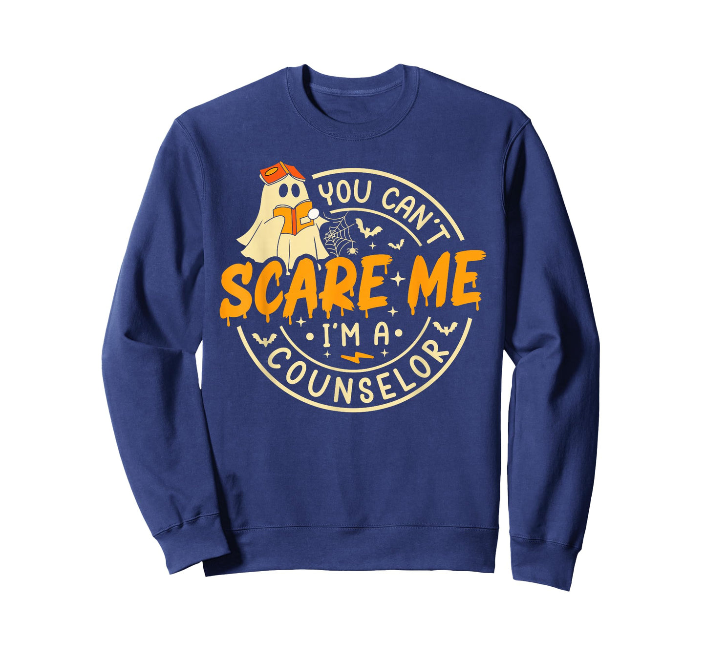 You Can't Scare Me I'm A School Counselor Halloween Ghost T-Shirt