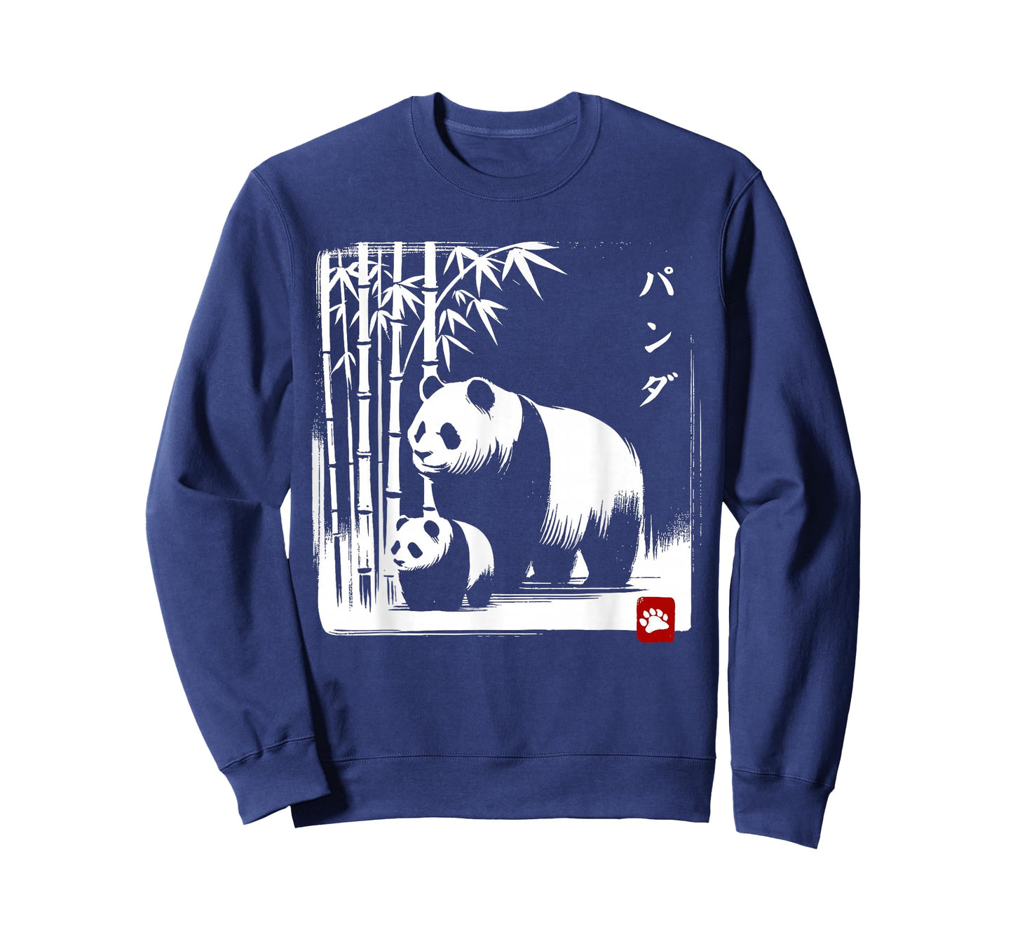 Kawaii Panda Ink Japanese Streetwear Novelty Funny Panda T-Shirt