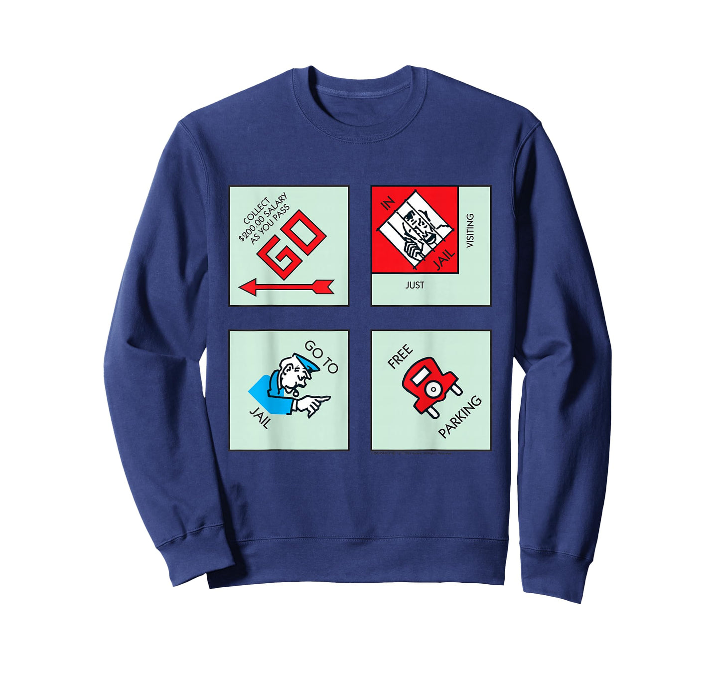 Monopoly Classic Corner Tiles T-Shirt