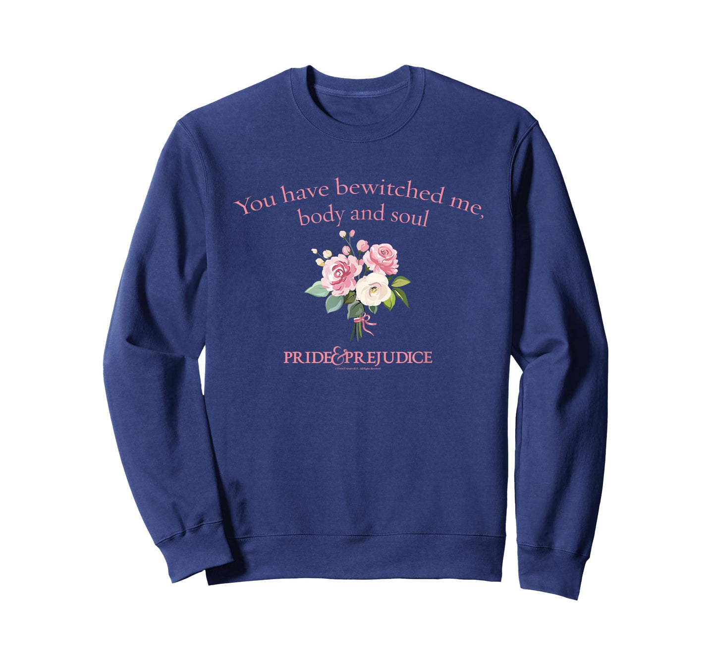Pride & Prejudice You Have Bewitched Me Floral Script T-Shirt