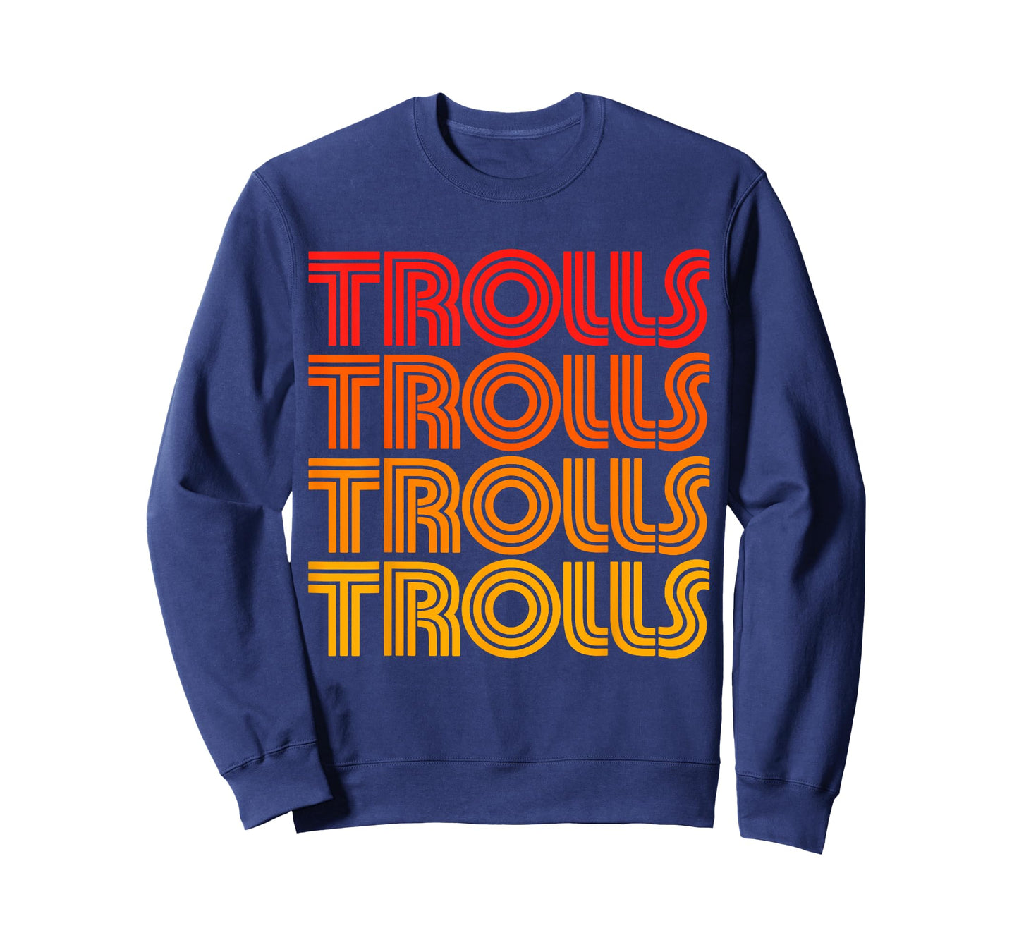 Trolls Retro Vintage Classic Ogre Goblin Beast Monster Joke T-Shirt