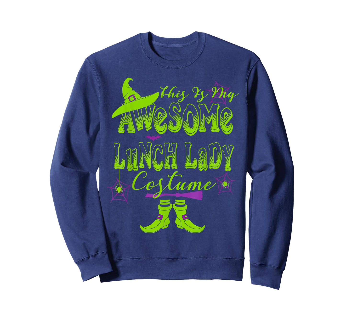 Womens Halloween This Is My Awesome Lunch Lady Costume Cute T-Shirt