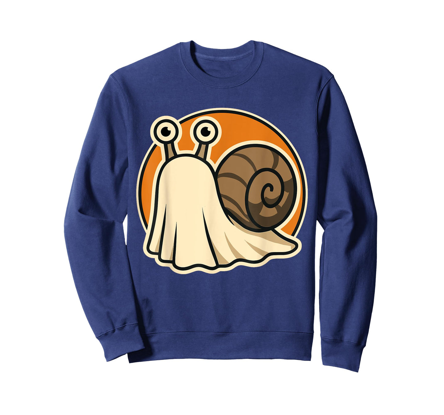 Funny Snail in Ghost Costume for Kids, Boys, Girls Halloween T-Shirt