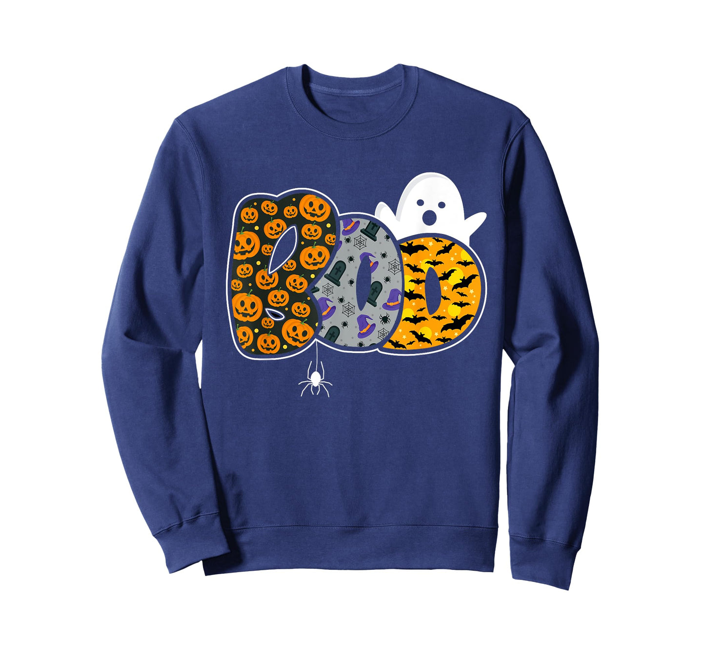 Funny boo with ghost and pumpkins for halloween costume T-Shirt