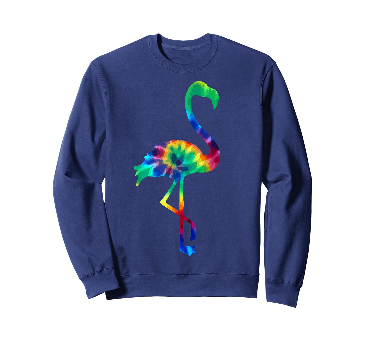 Flamingo Tie Dye Vintage Hippie Flamingo Lover T-Shirt Small