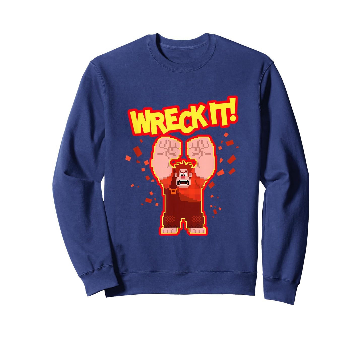 Disney Wreck-It Ralph Wreck It! Angry Pixelated Ralph Shot T-Shirt