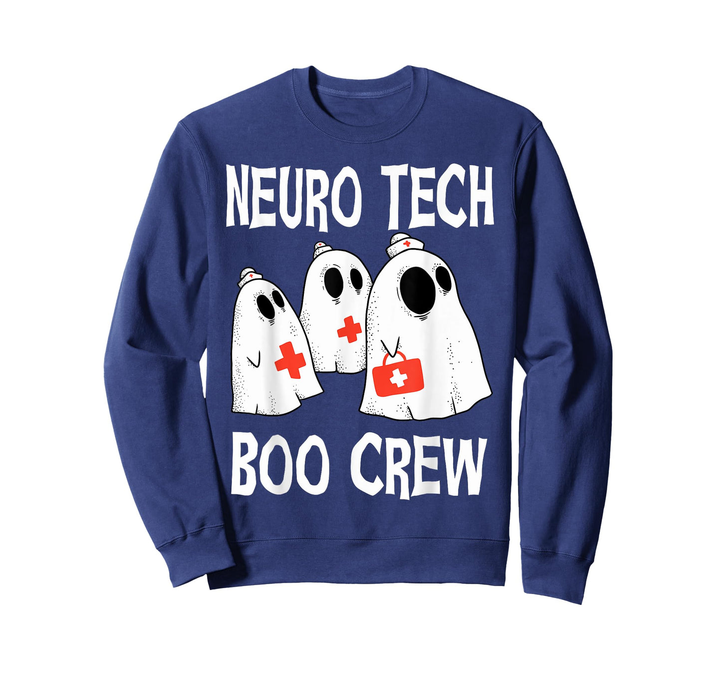 Funny Neuro Tech Boo Crew Neurology Halloween Costume T-Shirt