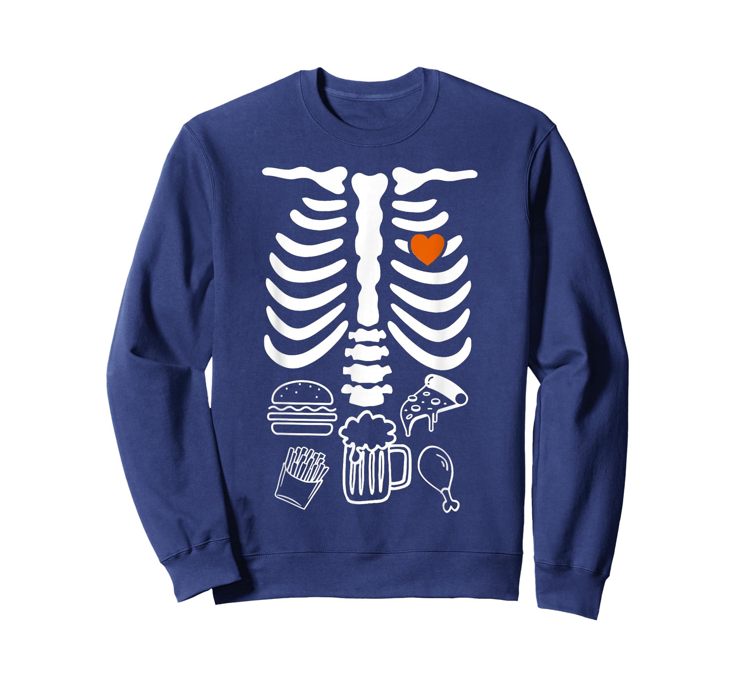 Beer Belly & Baby Skeleton Pregnancy Couples Halloween Dad T-Shirt