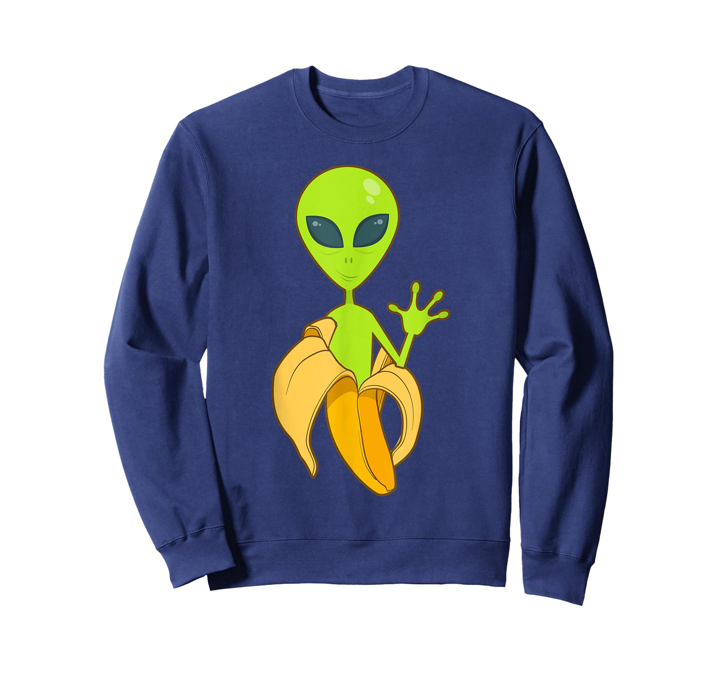 Alien in a Banana Extraterrestrial Roswell Funky Space T-Shirt