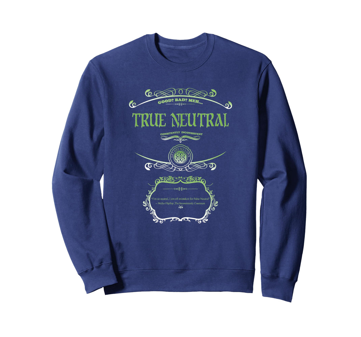 True Neutral Alignment Gamer Geek RPG T-Shirt