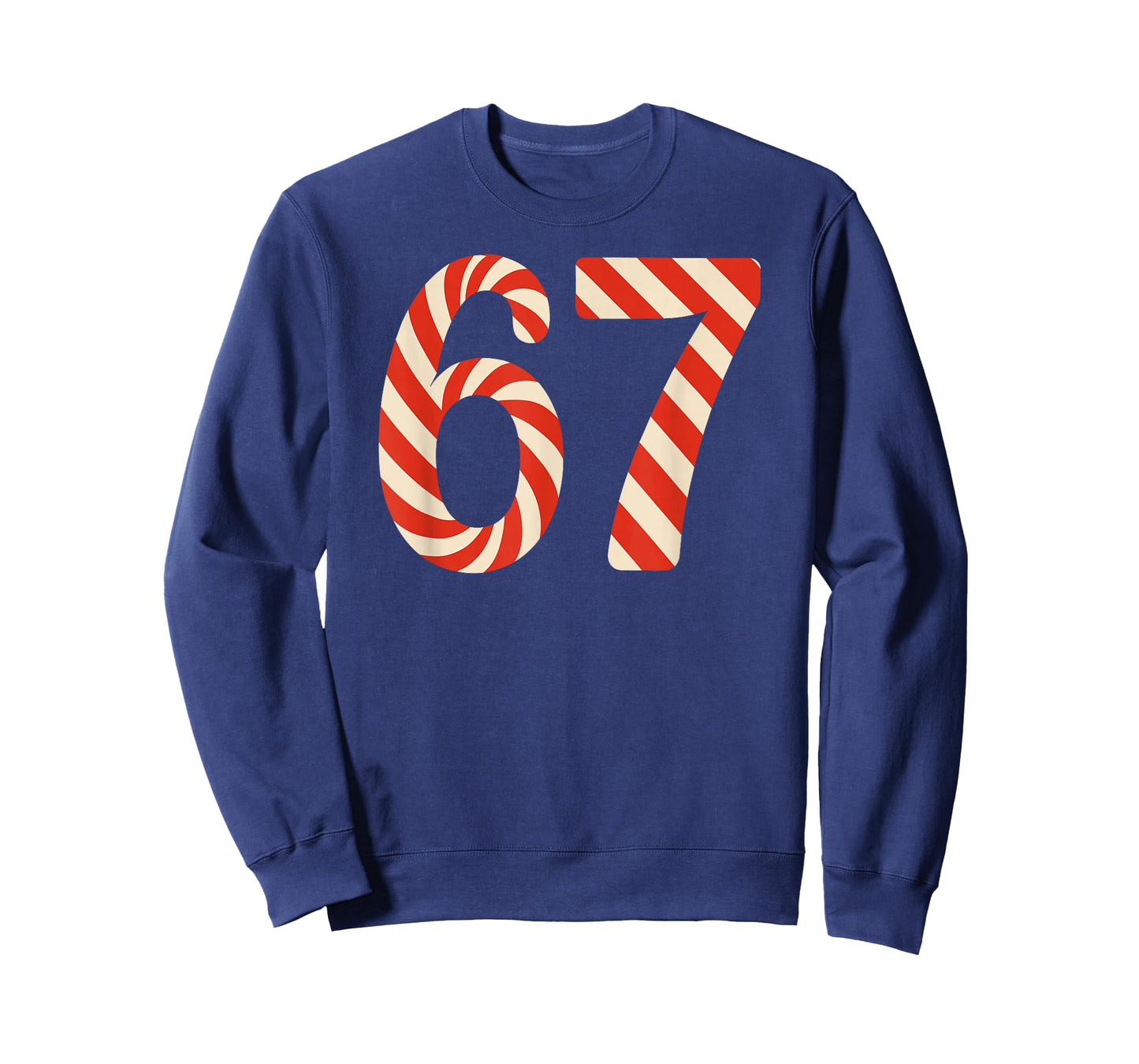 67 Christmas Candy 6 7 Meme Holiday Gen Alpha Slang T-Shirt
