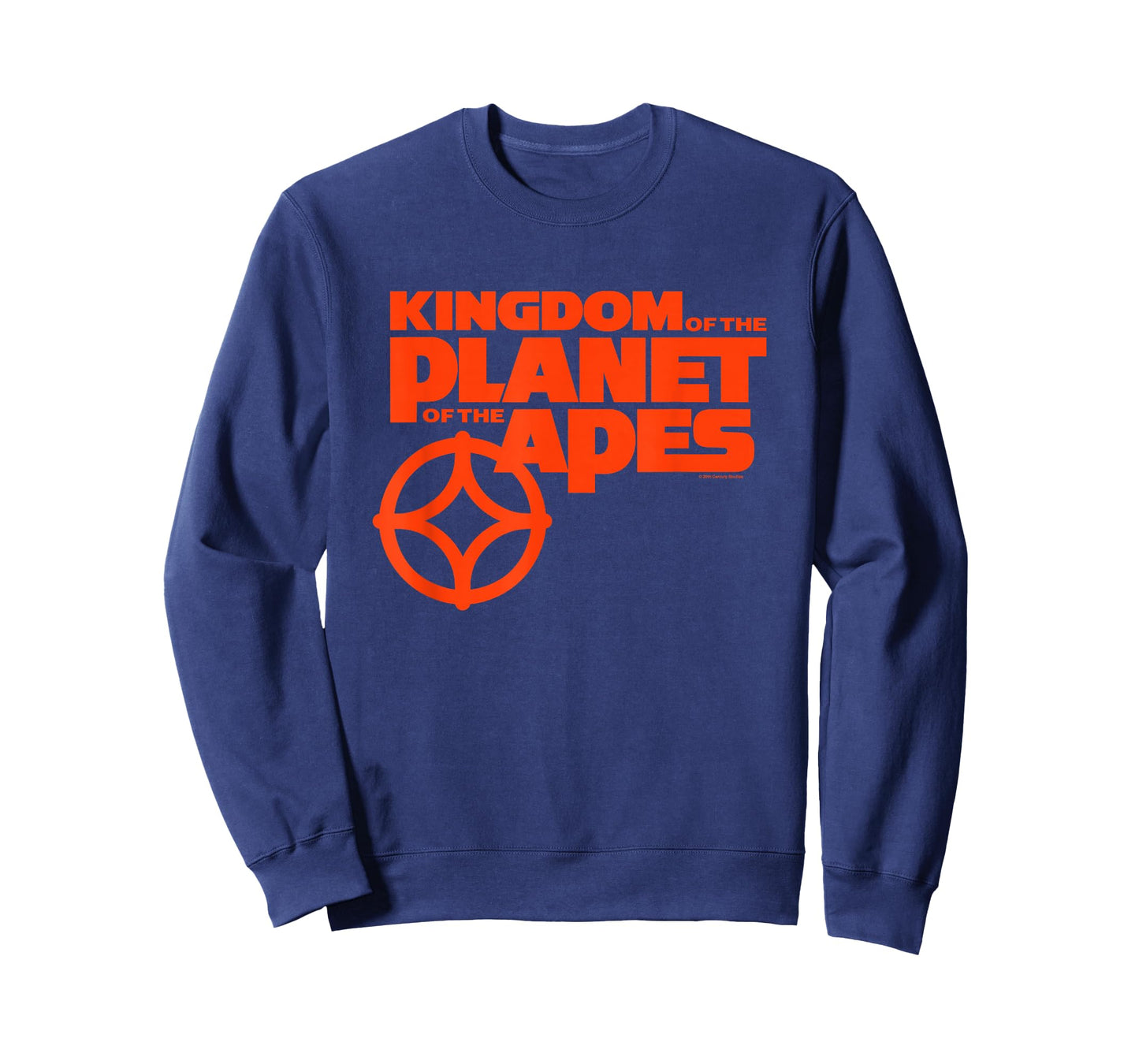 Kingdom of the Planet of the Apes Bold Title Red Text Logo T-Shirt