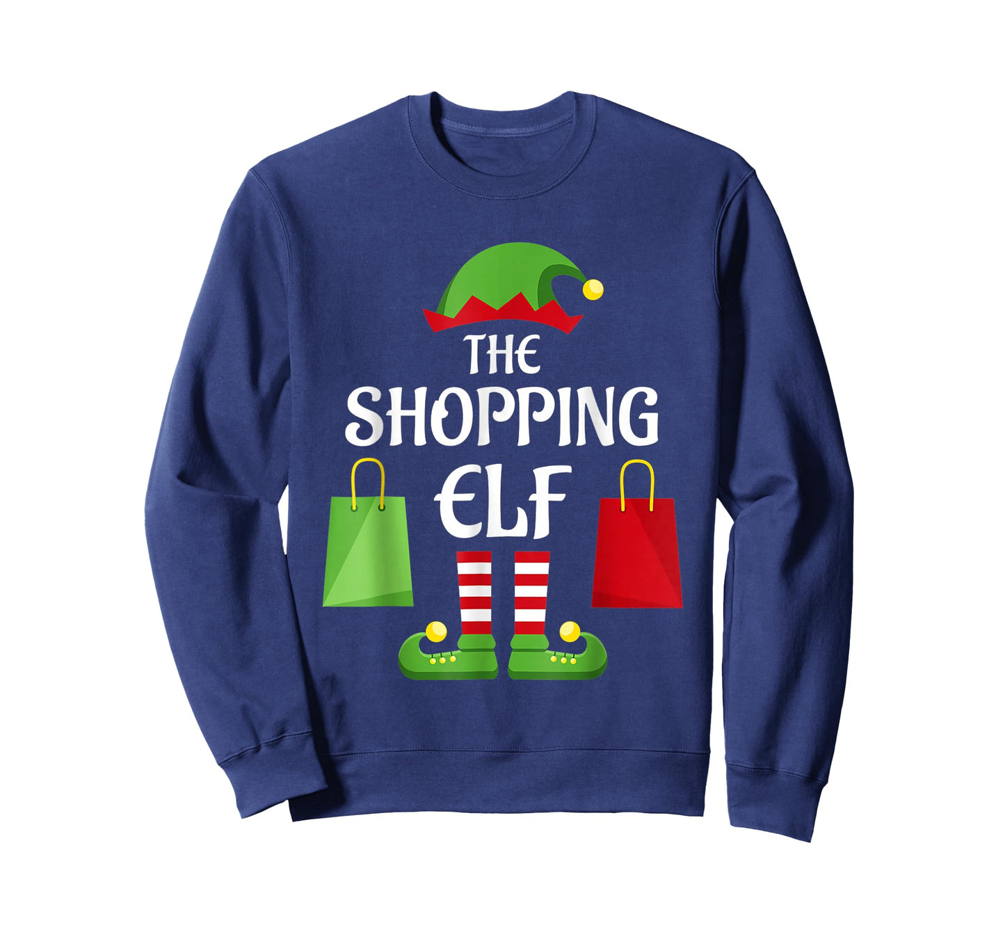 Shopping Elf Family Matching Group Christmas Shopper T-Shirt