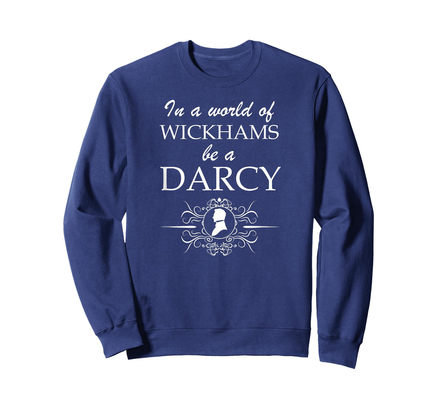 Jane Austen Wickham or Darcy Pride & Prejudice Book Fans T-Shirt Small