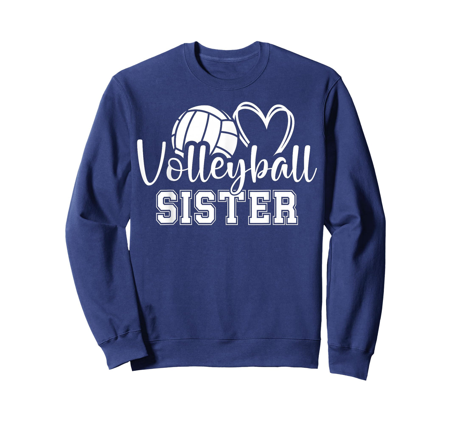 Volleyball Sister Heart T-Shirt