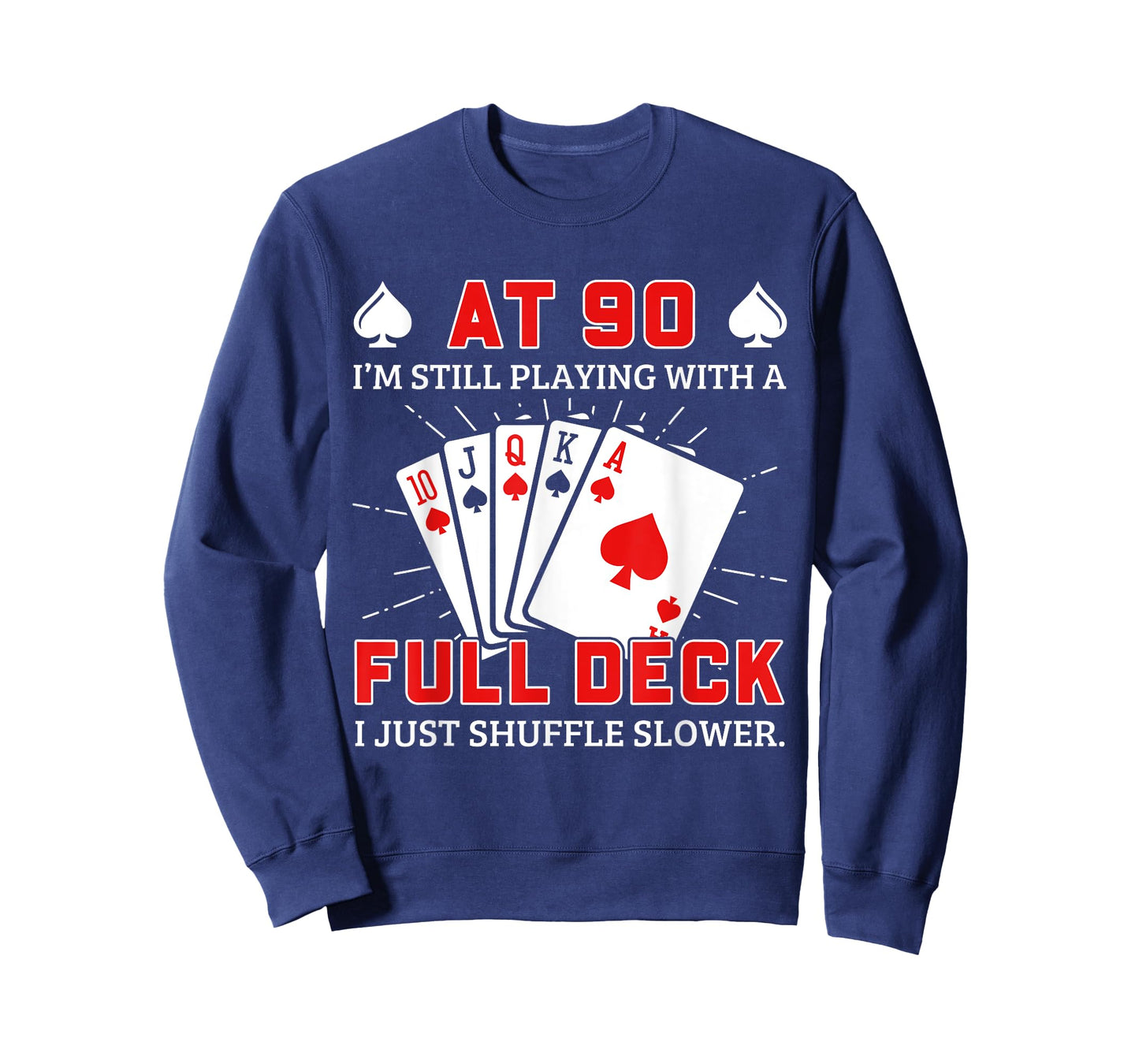 Funny 90Th Birthday Idea For Poker Enthusiasts T-Shirt