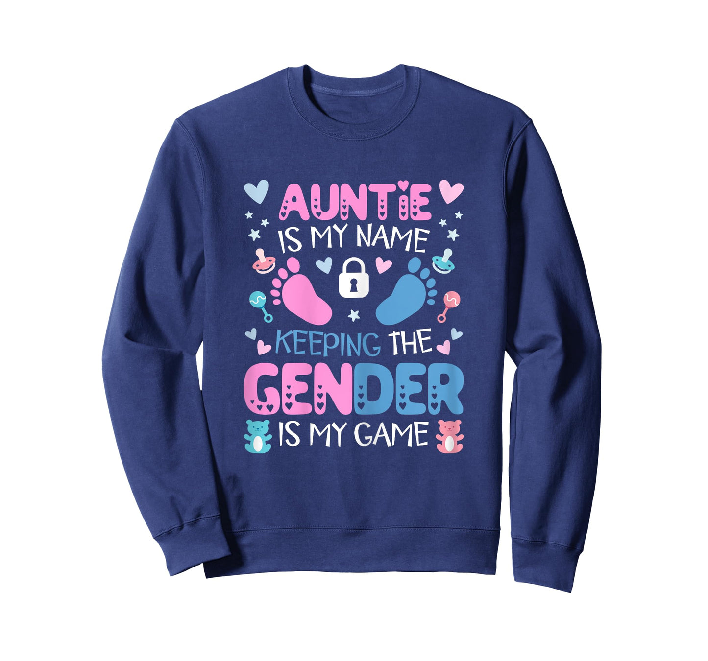 Auntie Gender Keeper Women Keeper Of The Gender Reveal Aunt T-Shirt