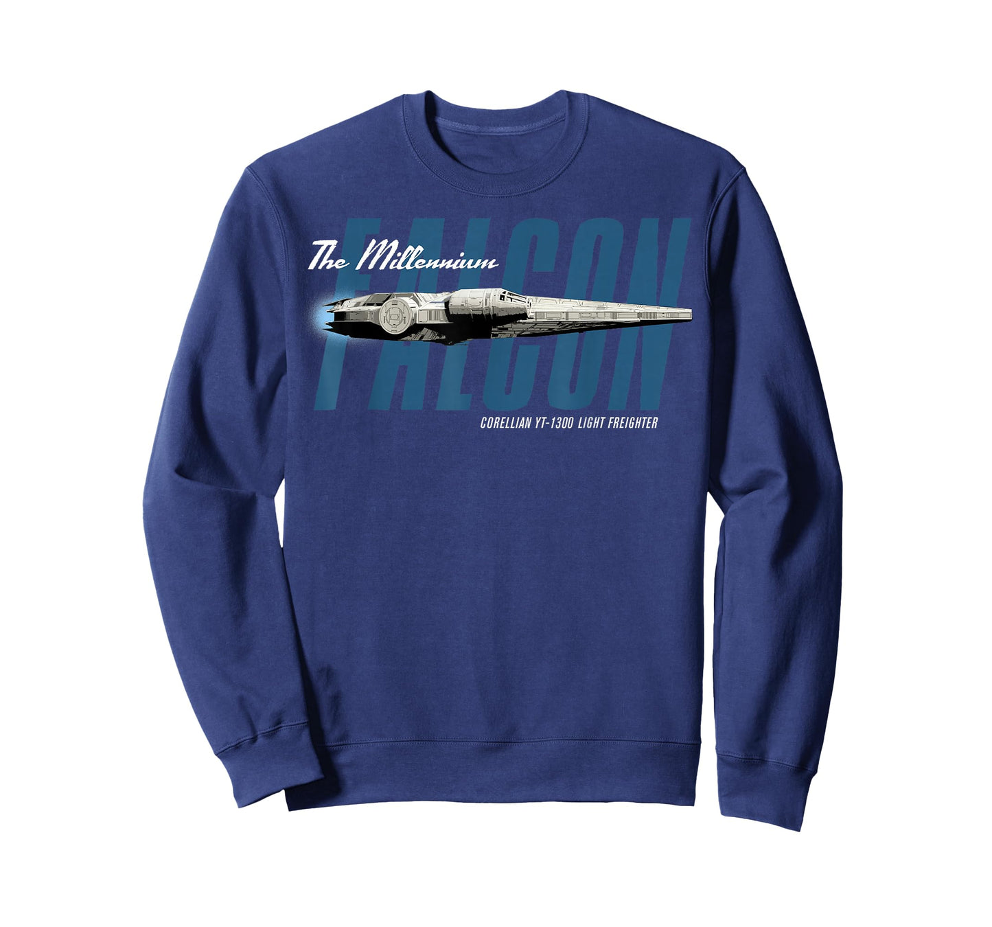 Star Wars Han Solo Movie Falcon Flyby Text Graphic T-Shirt T-Shirt