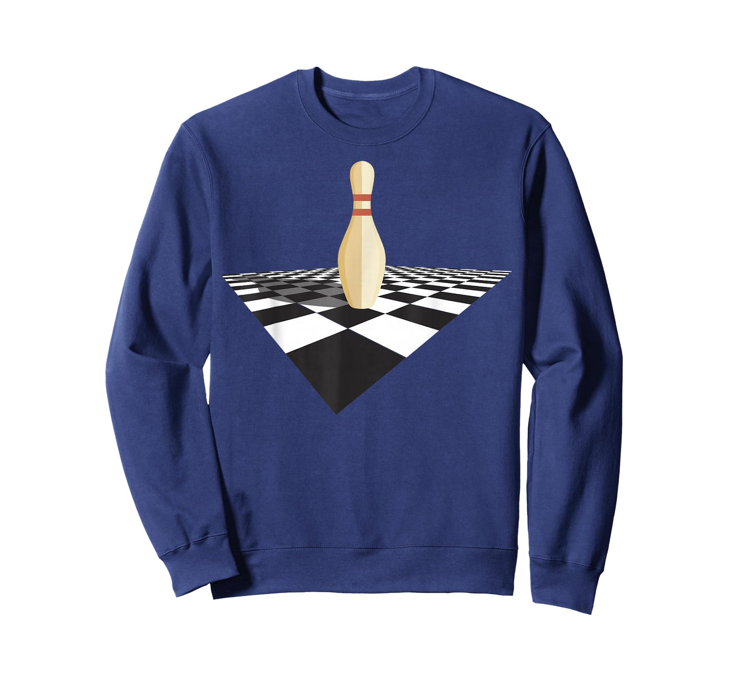 The Big Lebowski Bowling Pin Checkered Floor Graphic T-Shirt T-Shirt