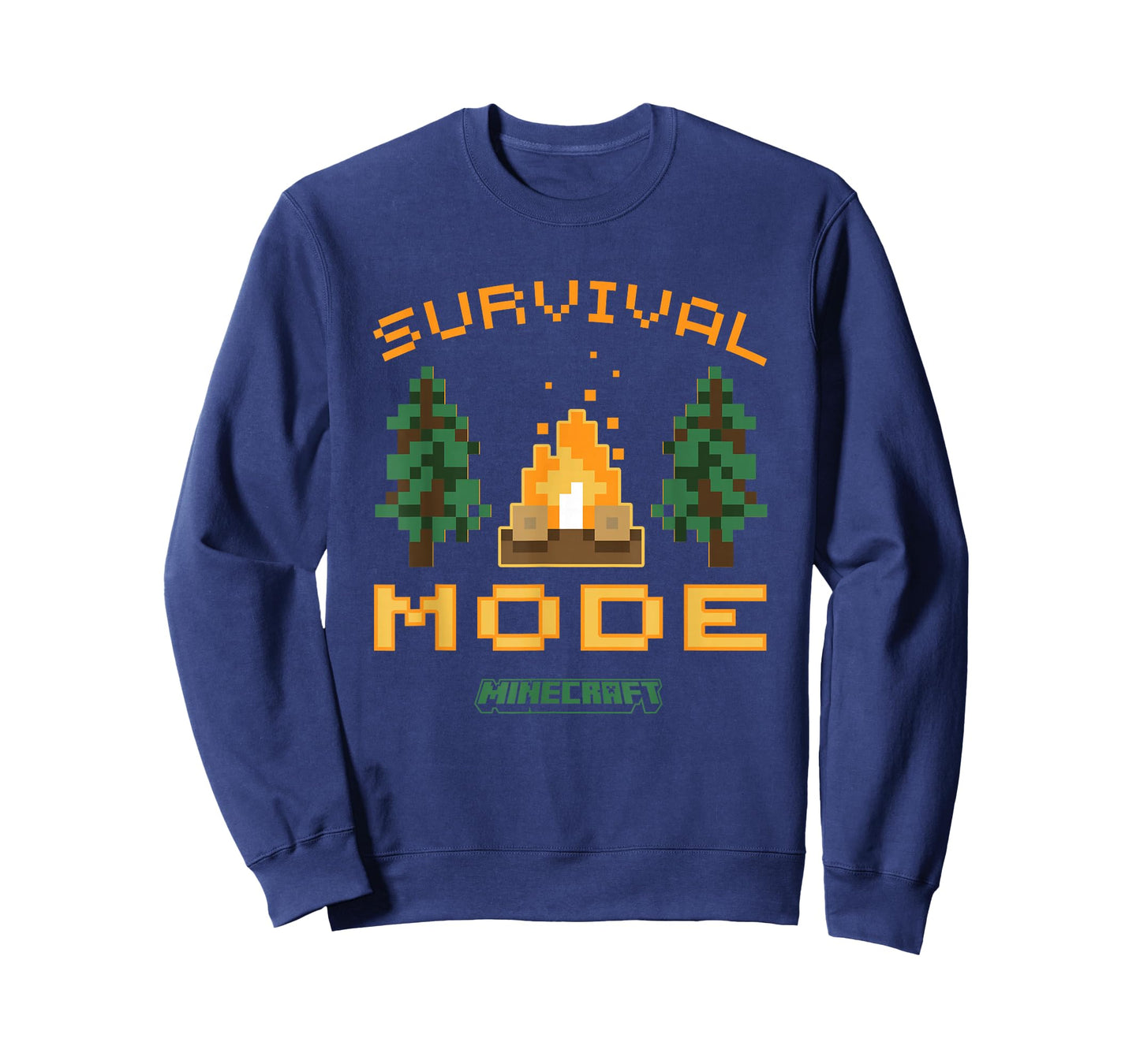 Minecraft Survival Mode Campfire In The Woods T-Shirt