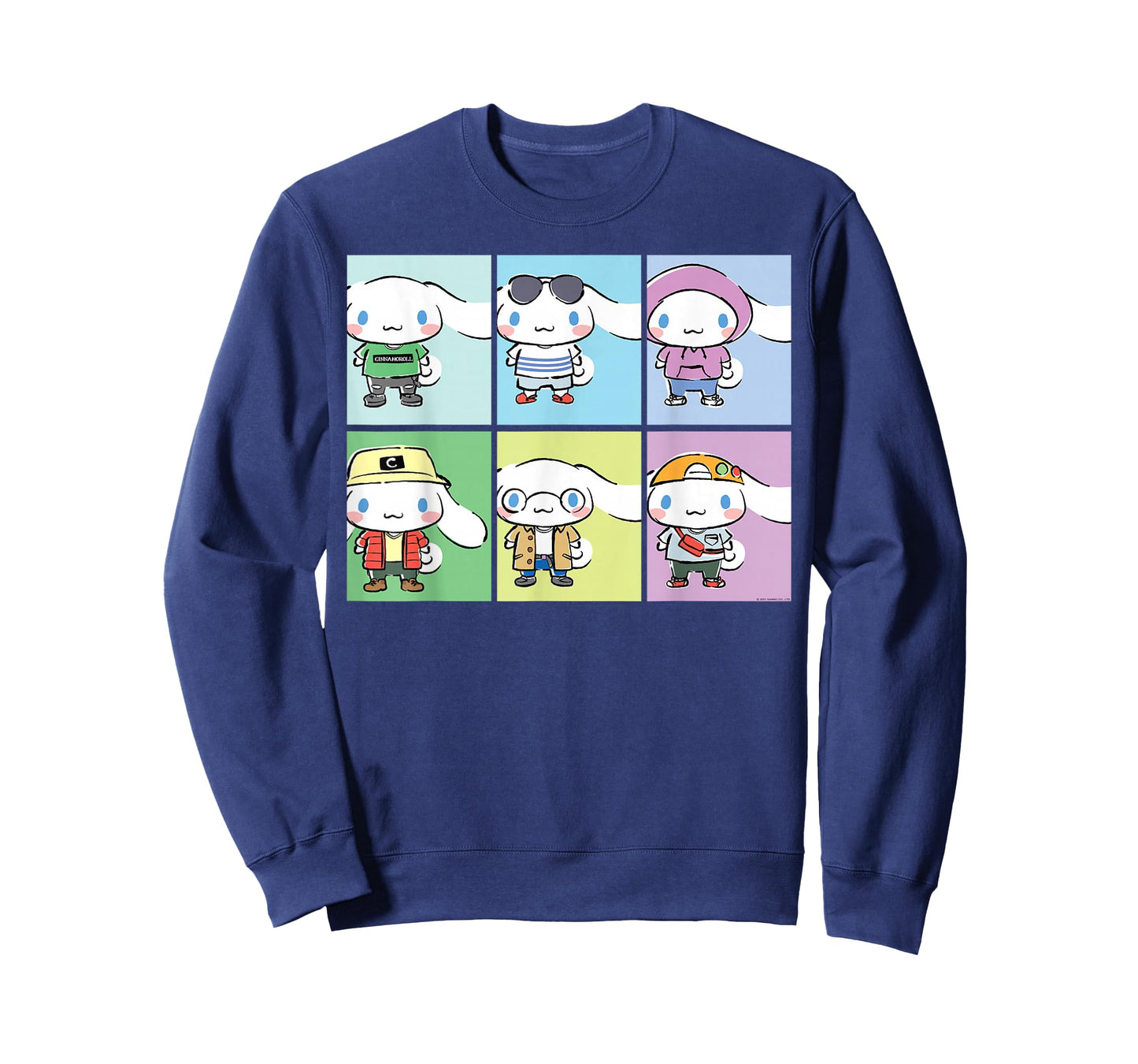 Cinnamoroll Collection Streetwear Squares T-Shirt