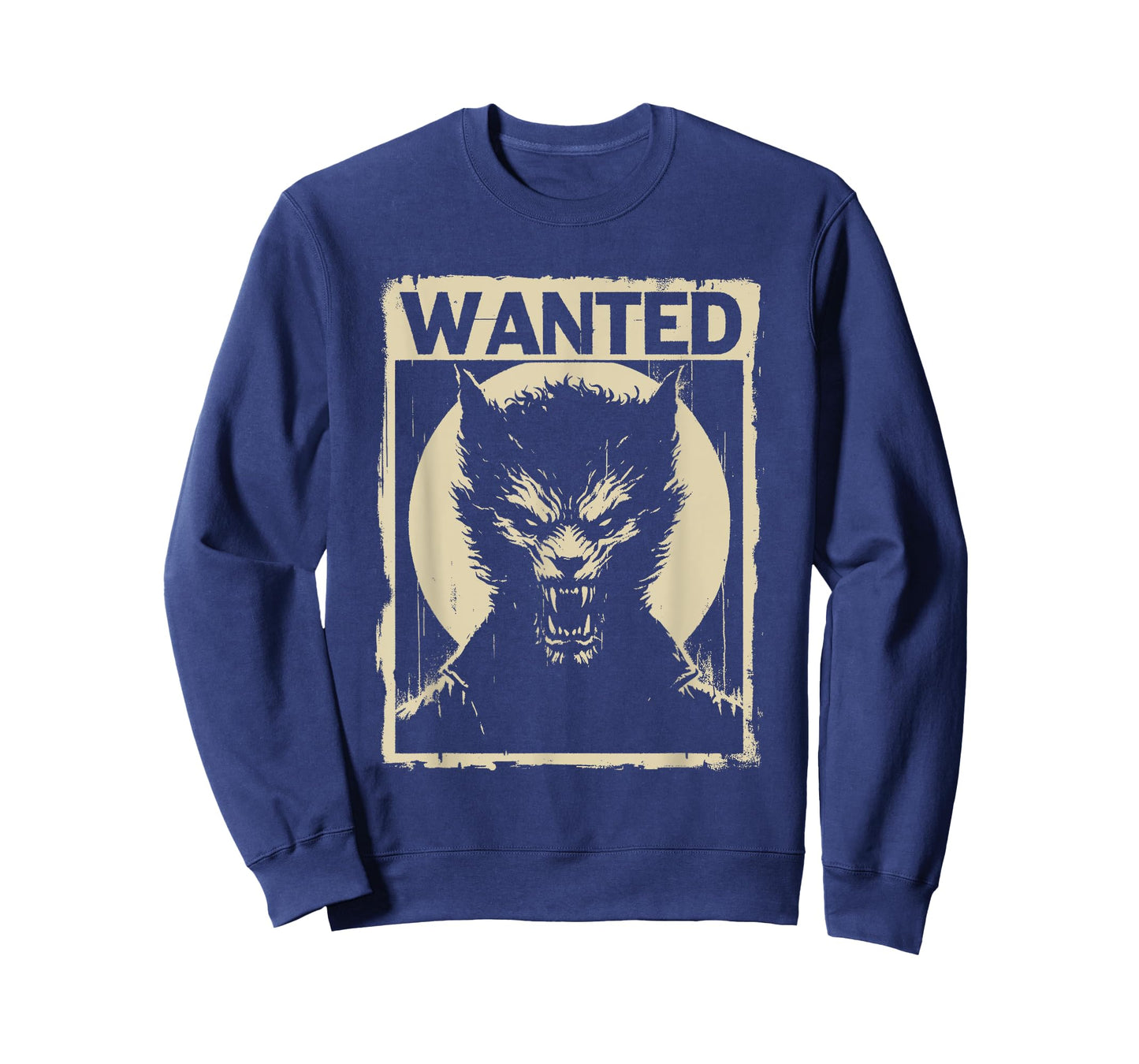 Wanted Werewolf - Creepy Werewolf Halloween Costume T-Shirt