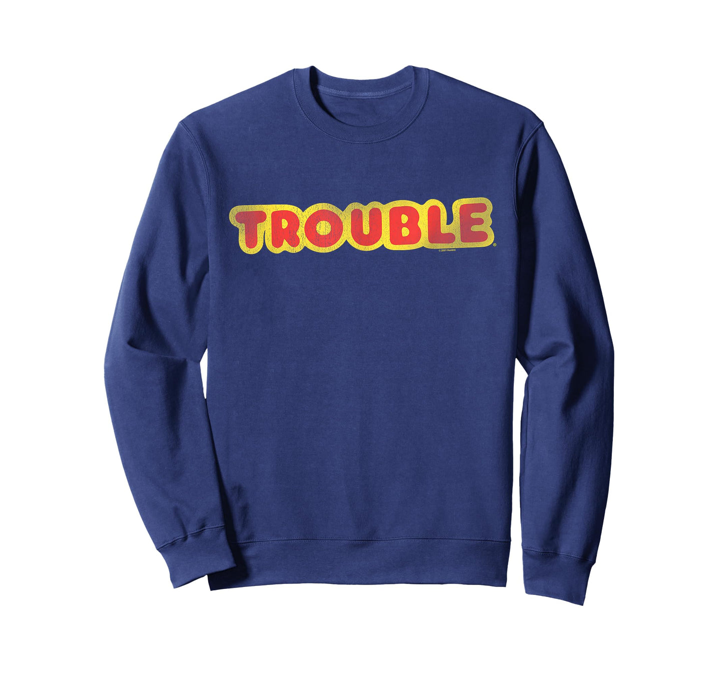 Trouble Distressed Bubble Logo T-Shirt