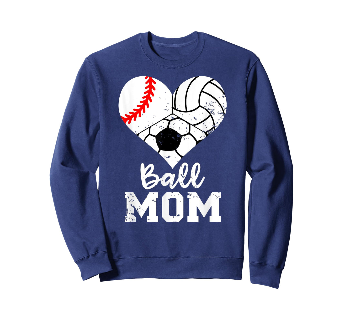 Ball Mom Funny Baseball Volleyball Soccer Mom T-Shirt