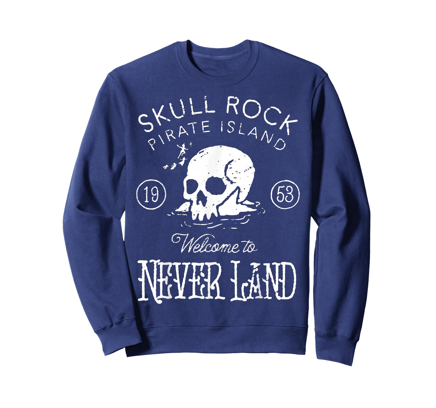 Disney Peter Pan Skull Rock Vintage Poster T-Shirt