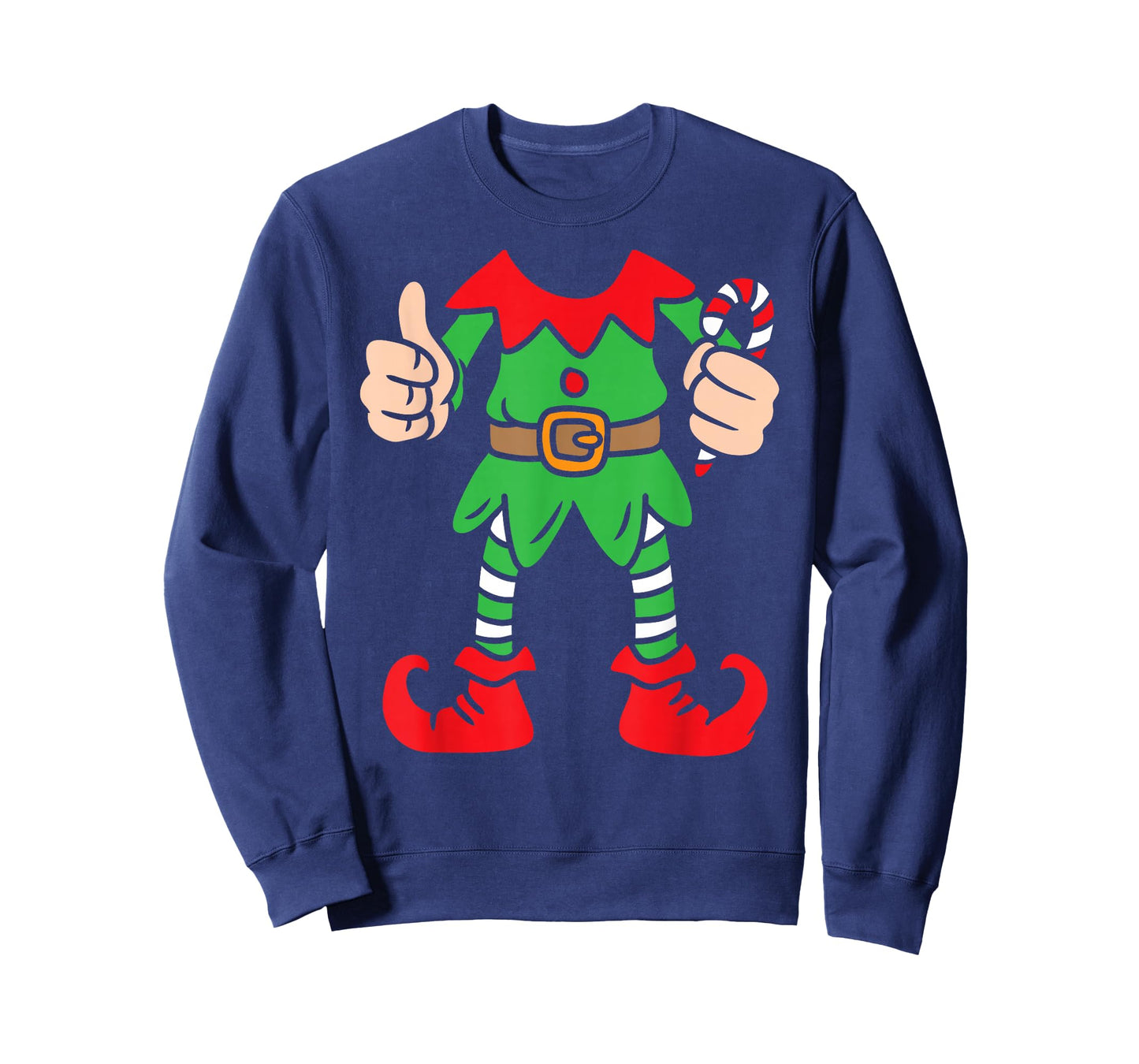 Funny Christmas Elf Outfit Costume Xmas Family Adults Kids T-Shirt