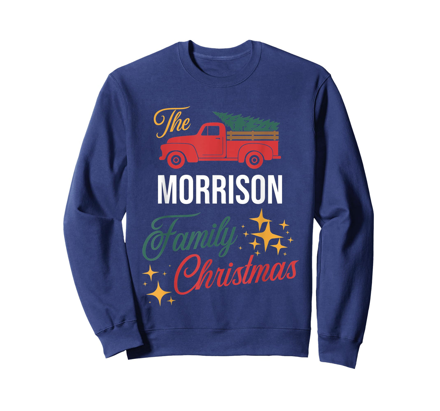 The Morrison Family Christmas Matching Pajamas Group Gift T-Shirt