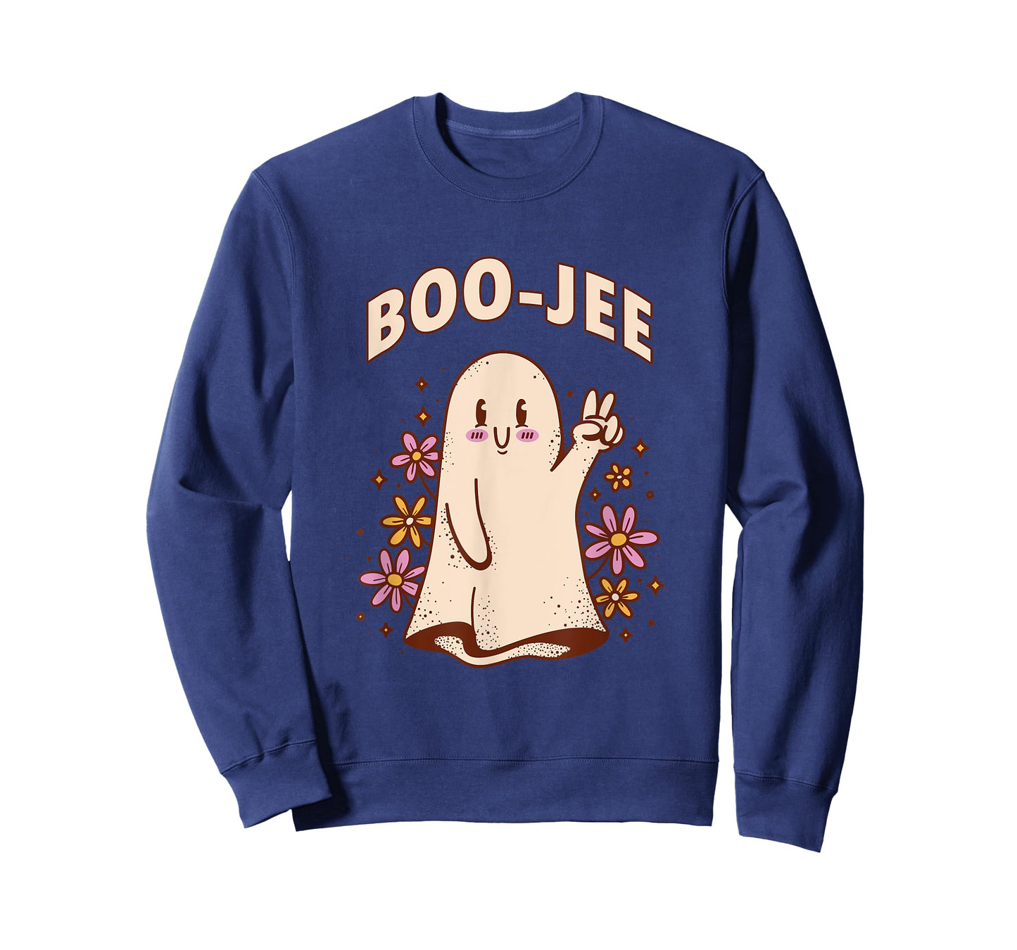 Cute Ghost Spooky Season Halloween Costume Boogee Boo-Jee T-Shirt