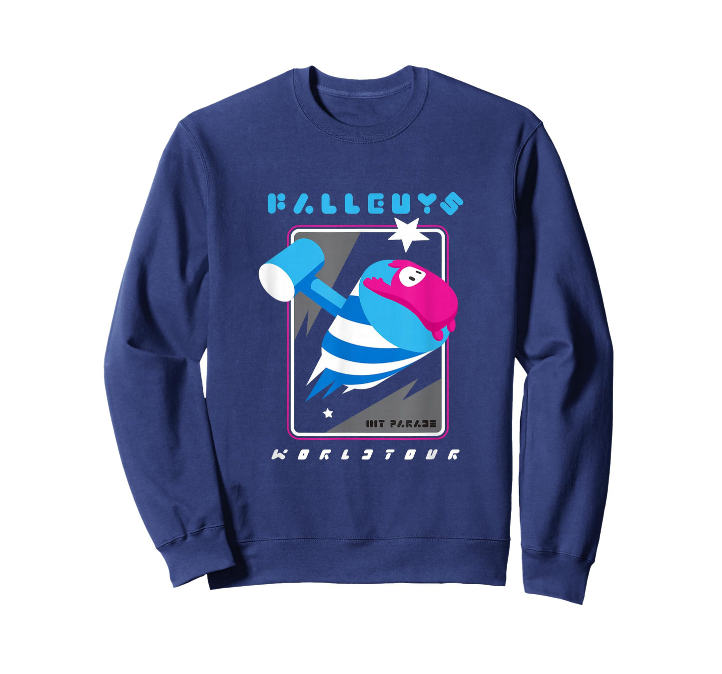 Fall Guys World Tour Hit Parade Arcade Throwback T-Shirt