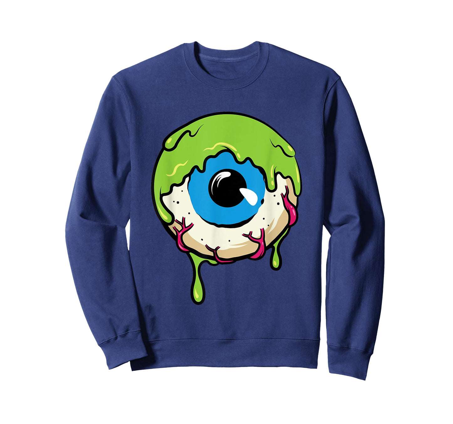 Slimy Human Eye Ball - Creepy Funny Halloween Tee Shirt