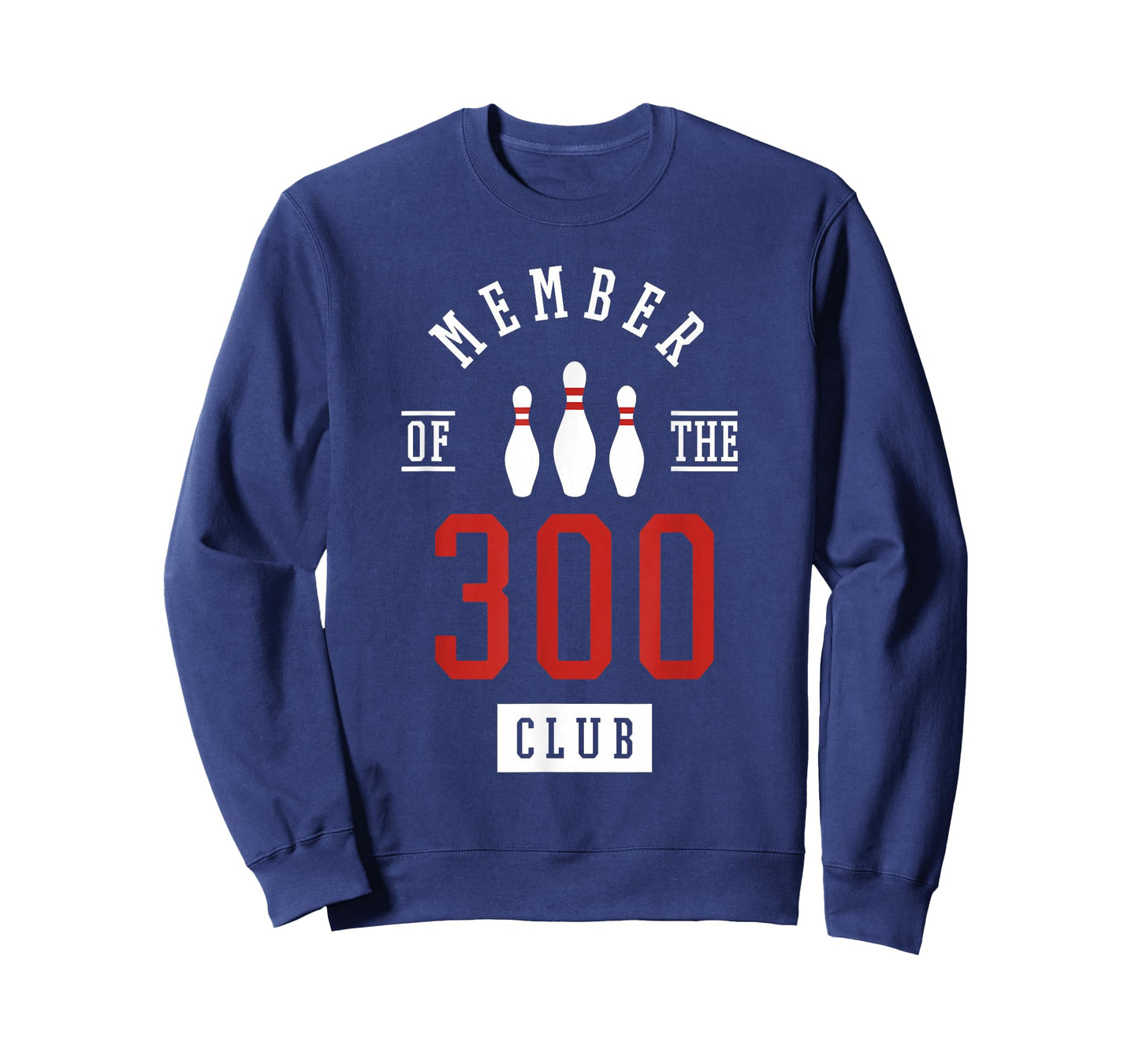 Member Of The 300 Club Bowling Ball Strike Pins T-Shirt