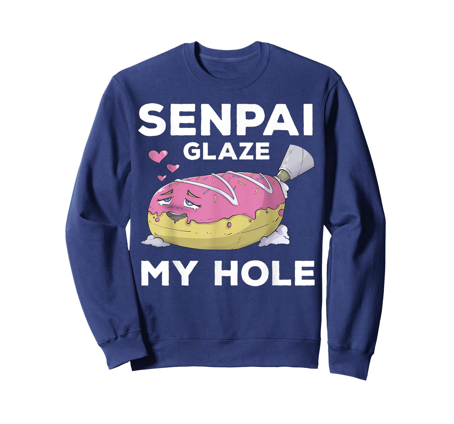 Otaku Ahegao Donut Pun Senpai Ecchi Etchi Hentai Funny Lewd T-Shirt