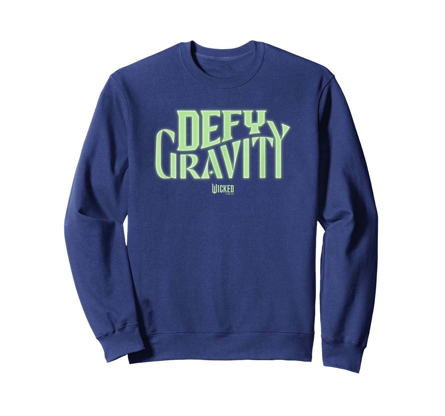 Wicked Unisex-Adult T-Shirt, Black, Small, Short Sleeve, Classic Fit, Modern Lightweight, Unique Wicked Design, Defy Gravity